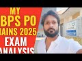 MY Ibps Po mains 2025 Detailed Analysis with All Ga questions!! #ibps #ibpspomainsanalysis