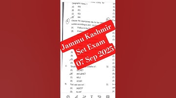 JA & LA SET Exam | Question Paper Solution| 7th September 2025 #librarysciencewithkanchan #jkset