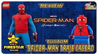 LEGO MARVEL SUPER HEROES. | SPIDER-MAN TRAJE CASERO. (FIRESTARTOYS)  [REVIEW] - YouTube