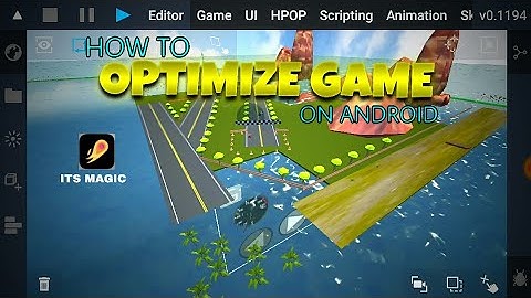 HOW TO OPTIMIZE GAME ON ITS MAGIC ENGINE || UDAYGAMEDEV #itsmagic #max2d #gamedev