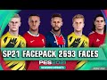 PES 2021 SP21 Facepack 2693 Faces Download And Install PES 2021 SP21 Facepack 2693 Faces Download And Install