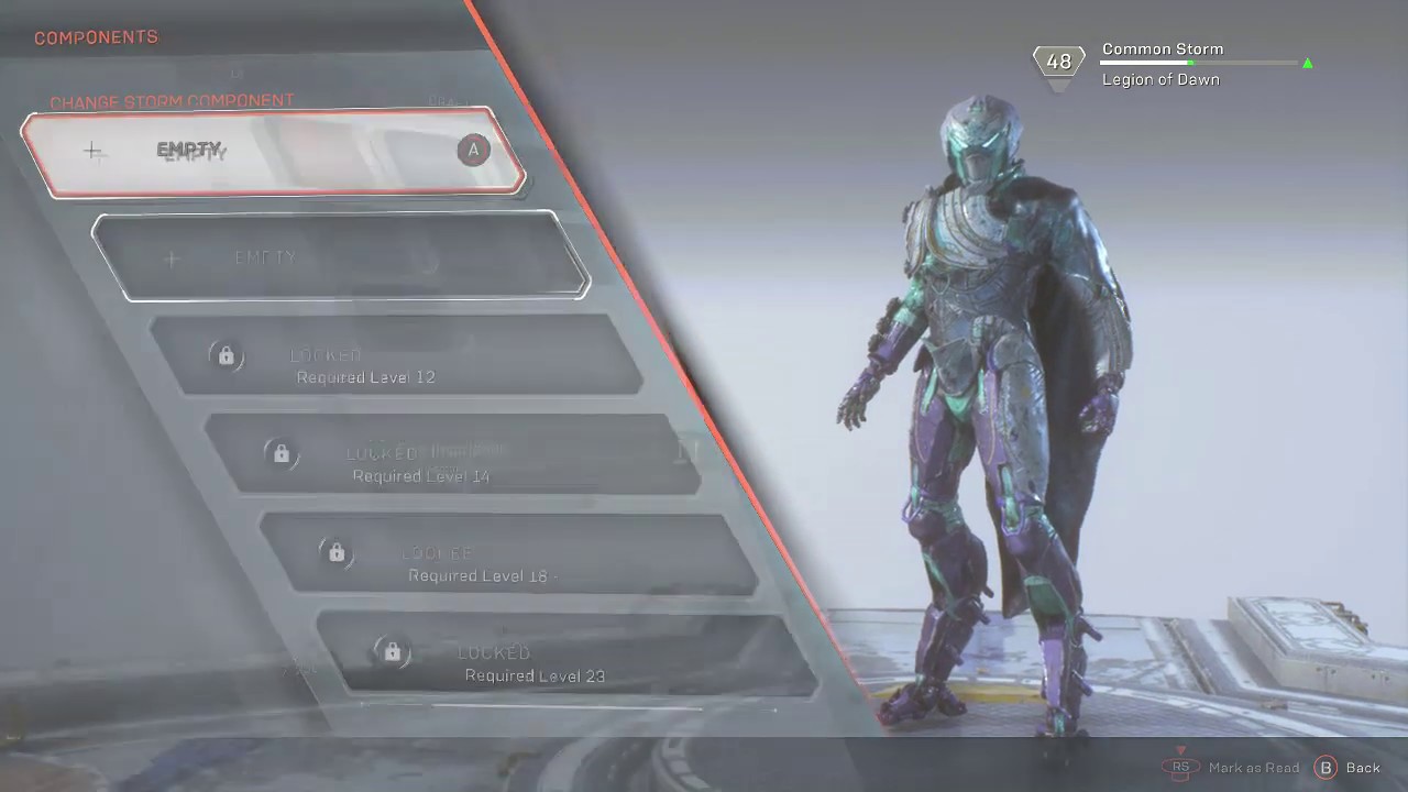 Anthem Get Ice Inscription and Fire Inscription for Storm Javelin
