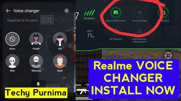Realme Game Space Voice Changer | Realme Voice Changer Update | How to install Voice Changer Realme