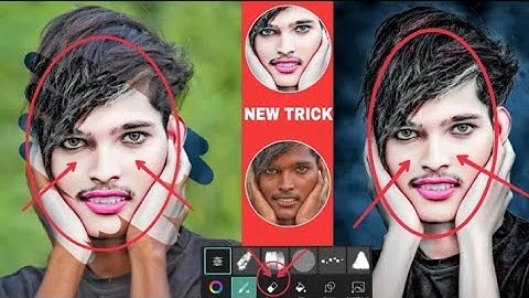 HDR Face Smooth skin Whitening photo Editing || Autodesk Sketchbook skin Face painting Editing#photo