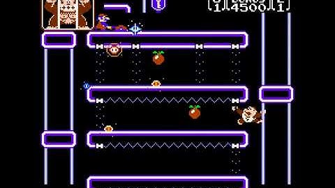 Donkey Kong Jr. (NES) (3DS eShop) - Gameplay Video