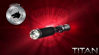 Titan Self Defense Metal Tactical Stun Baton Flashlight