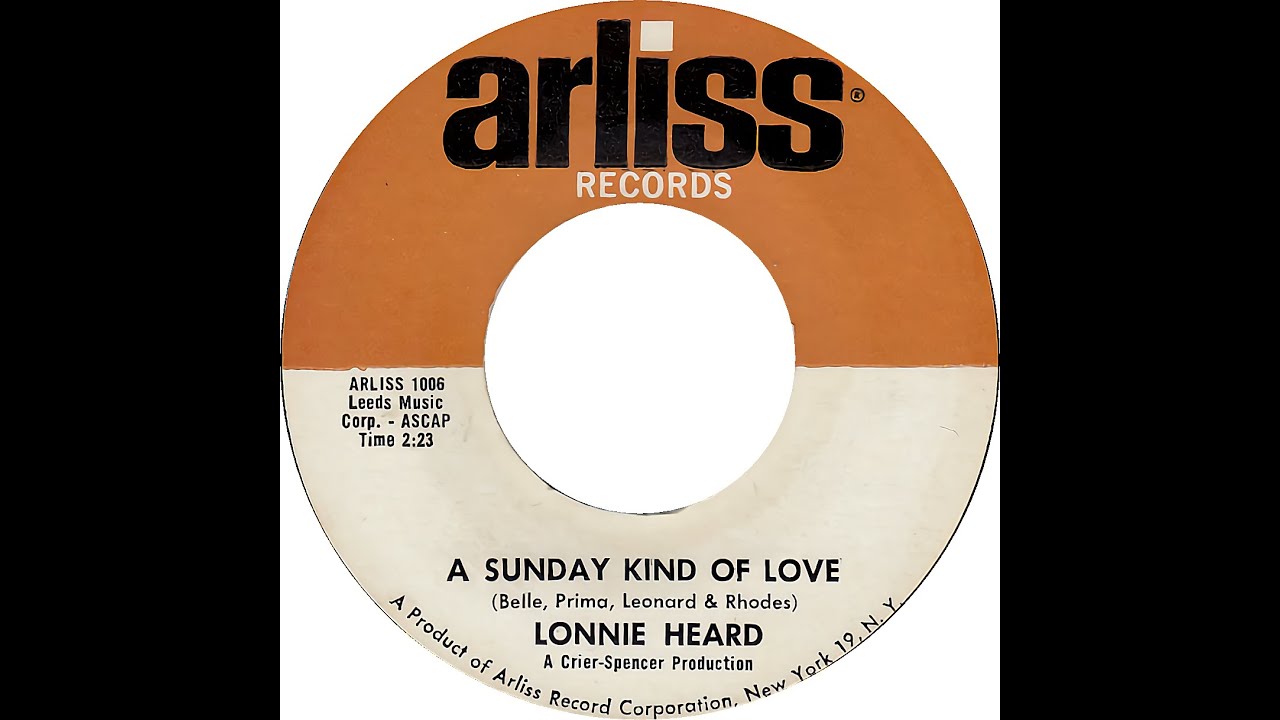 LONNIE HEARD & GROUP A SUNDAY KIND OF LOVE - YouTube