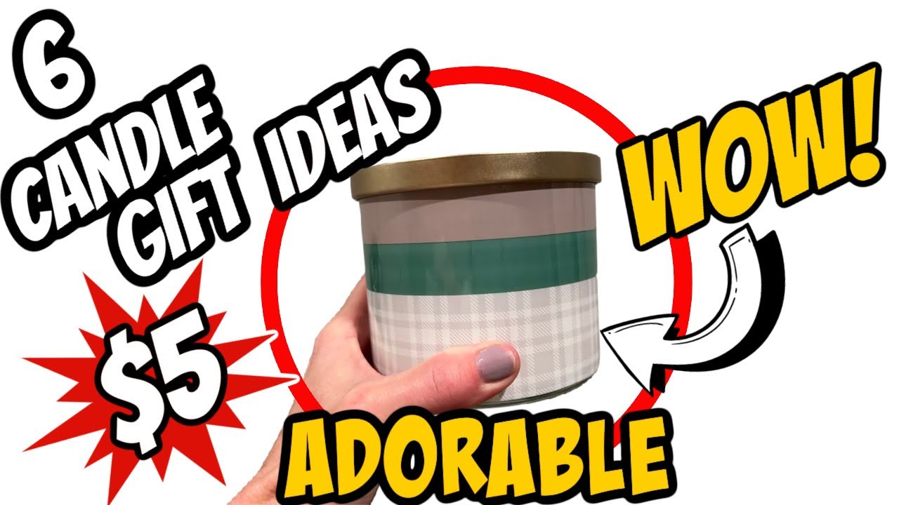 *NEW* GIFT IDEAS for 2022 6 ADORABLE EASY Candle DIYs You'll Love