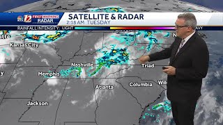 Warmer Triad temperatures will help drive late week storms