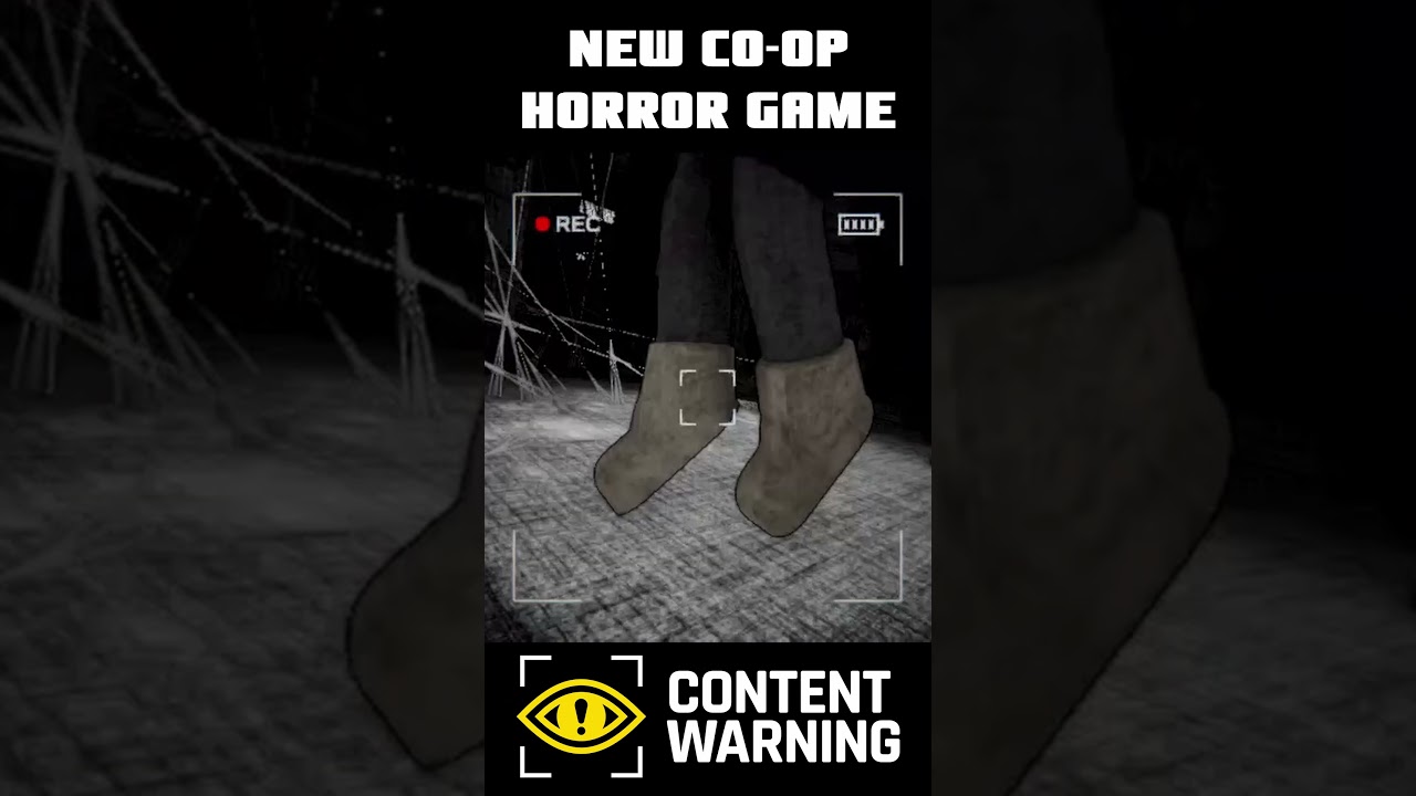 New CO-OP Horror Game Where You Try To Get SpookTube Famous #ContentWarning #shorts