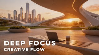 Deep Concentration Chill House with Handpan | Writer's Block Cure & Creative Flow | 3 Hours