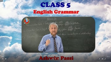 English Grammar by ASP Sir for Form F( Class V) VBS