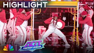 The Pack Drumline takes drumming to NEW HEIGHTS! | Semi-Finals | AGT: Fantasy League 2024