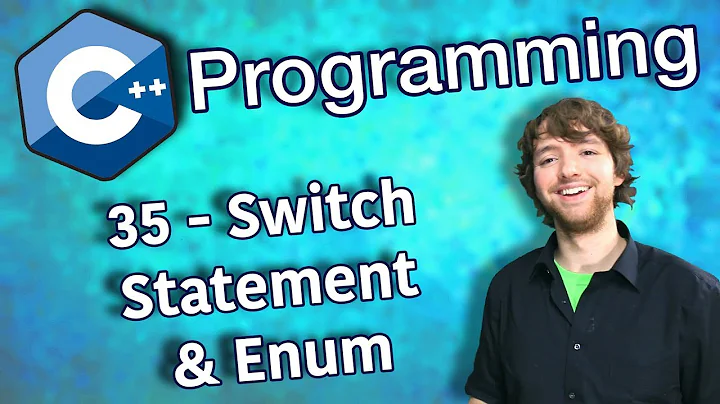 C++ Programming Tutorial 35 - Switch Statement and Enum