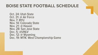 Boise State 2020 Football Schedule Released