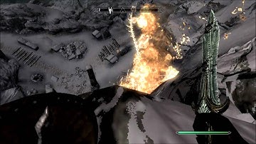Skyrim - Frost Dragon Sneak Kill