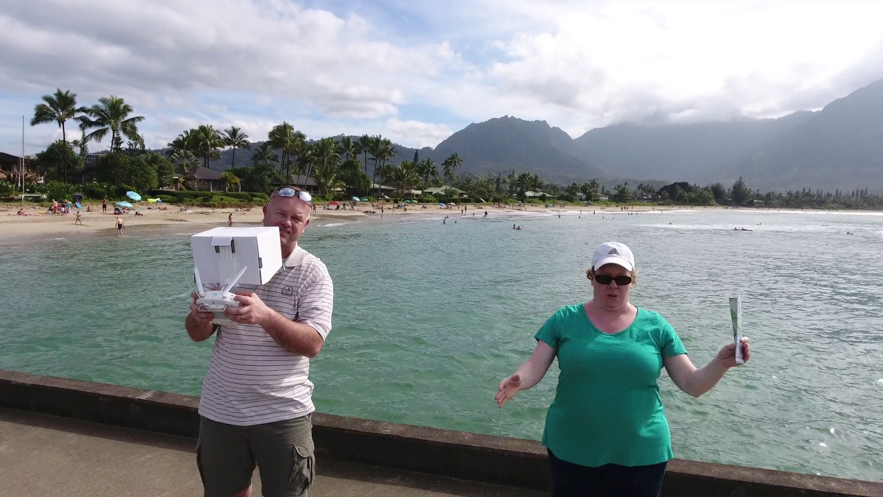 Hanalei Pier, Hanalei, HI - Drone