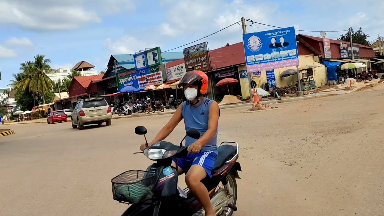 Latest 2021, Siem Reap Street view, follow my