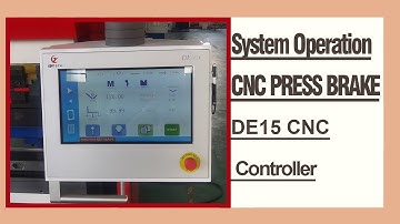 RONGWIN takes you to understand an economical CNC bending machine system DE15 CNC controller