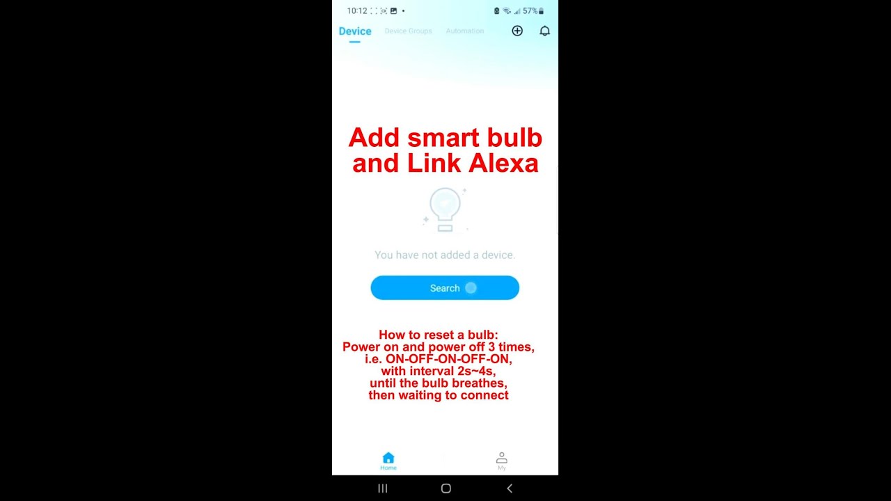 Add a DayBetter smart bulb and link alexa