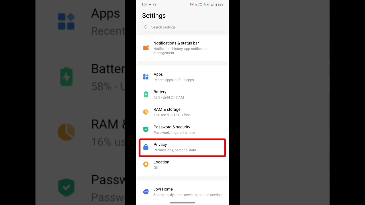 Vivo T3 5G Unlock To Power Off Settings Shorts Ytshorts Vivophone