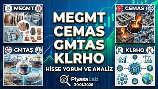 MEGMT - CEMAS - GMTAS - KLRHO HİSSE YORUM VE ANALİZ #megmt  #cemas  #gmtas #klrho