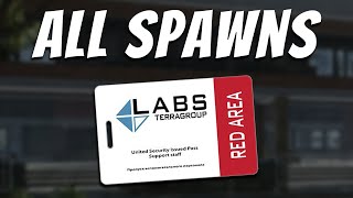 All Red Keycard Spawns On Shoreline Escape From Tarkov