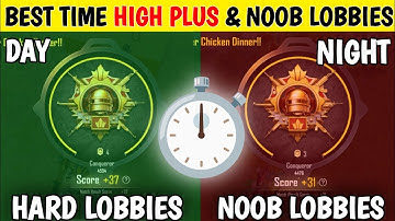 🇮🇳BGMI HIGH PLUS LOBBY..? BEST TIME⏱️ | CONQUEROR RANKPUSH TIPS AND TRICKS✅