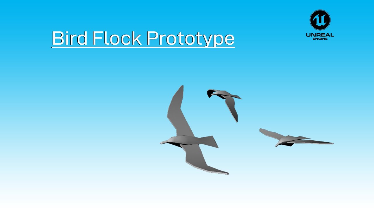 Flock of Birds Particle FX – Unreal