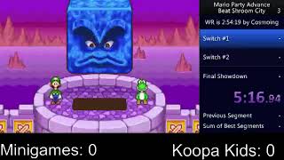 Mario Party Advance: Beat Shroom City in 2:40:07 (Personal Best)