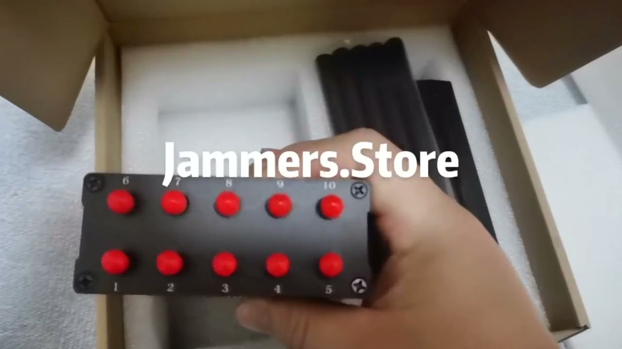 10 Antennas High Power Military 5G 4G LTE Wimax 3G 2G Cell Phone WIFI 2.4G 5.8G Jammer