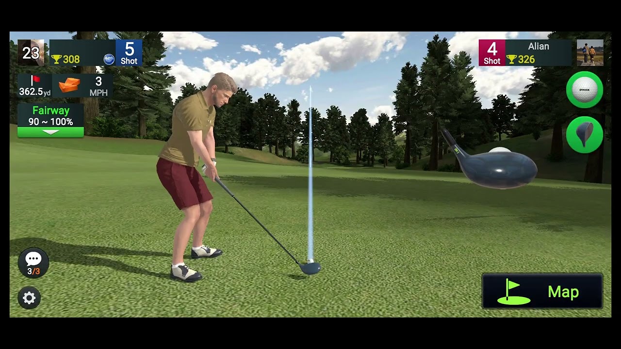 Watch Golf S03 Episode 21 In 3D With [Gaming World Again]