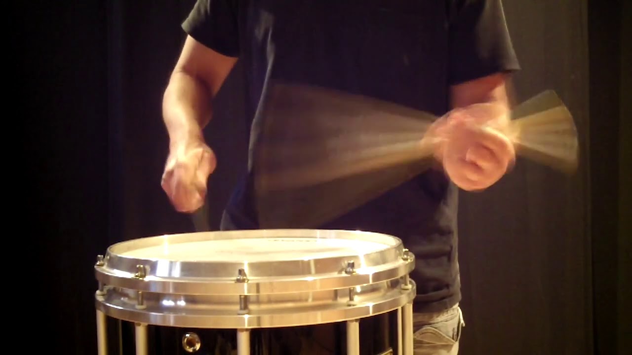 Flam Salad, from Six Snare Drum Challenges, by Kevin Bobo YouTube