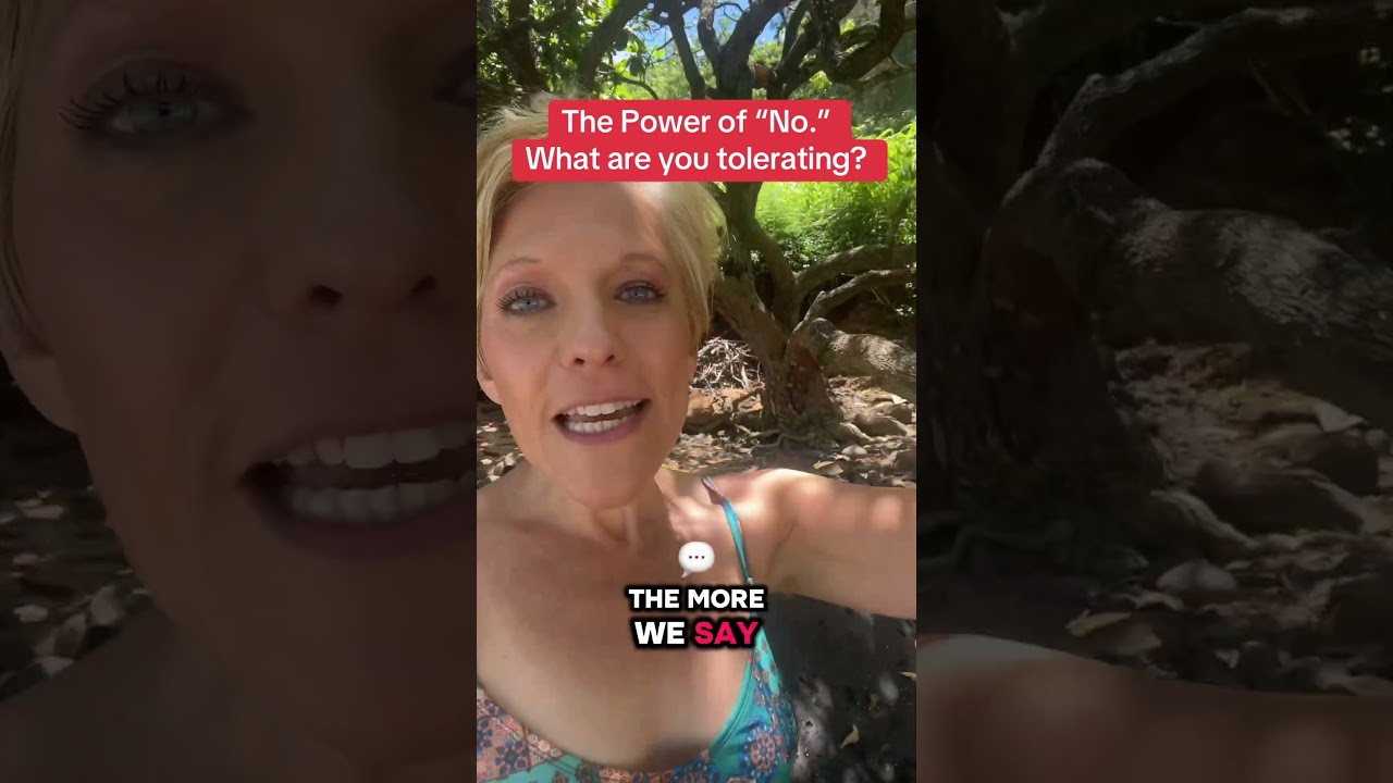 The Power of “No.” What are you tolerating? 