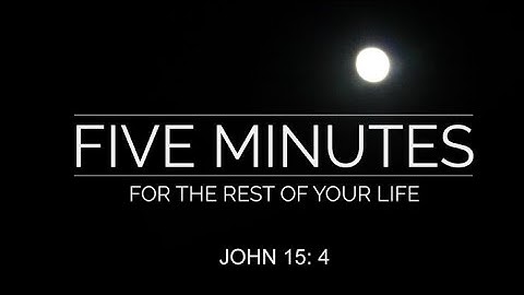 JOHN 15:4 | Lectio Divina Scriptural Meditation : Peace during the pandemic