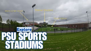 Walk 4K Penn State University | Beaver Stadium, Panzer Stadium, Bryce Jordan Center