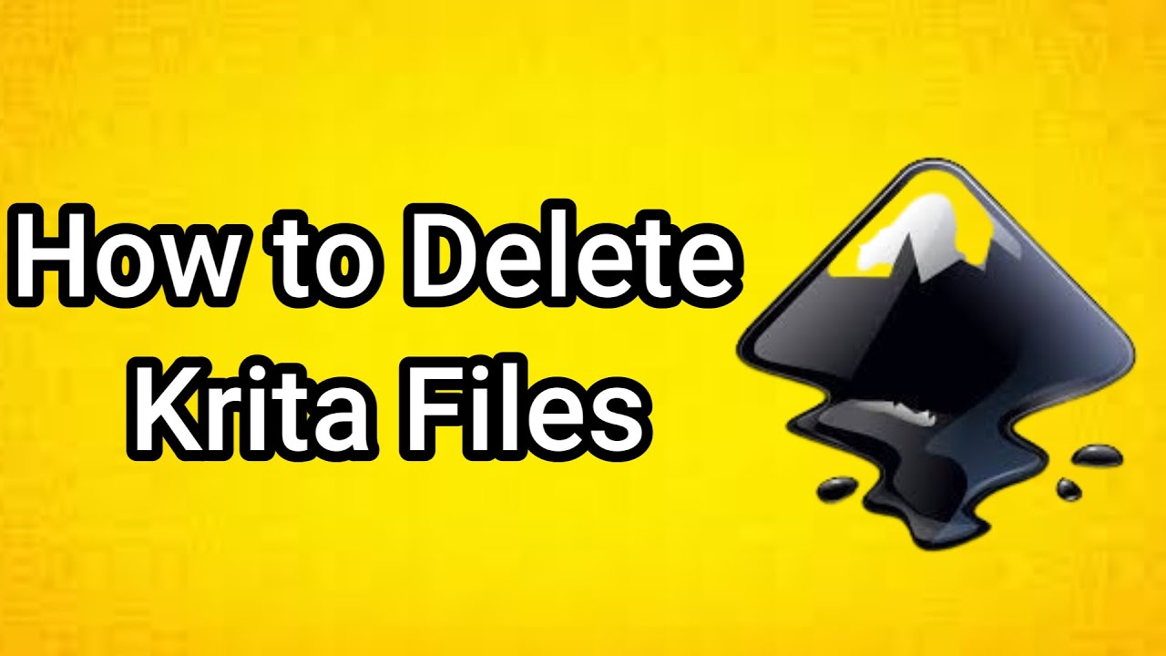 How to Delete Krita Files