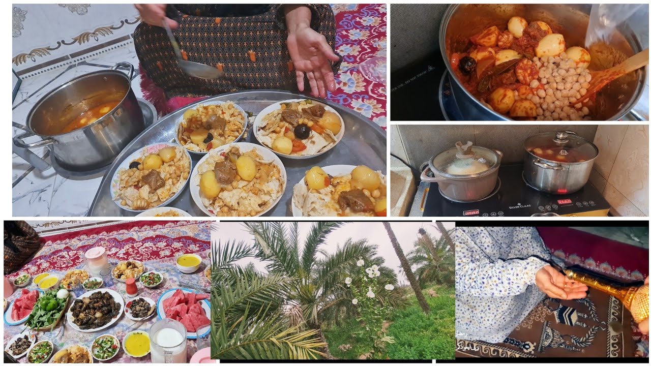 فطور اول يوم من رمضان⭐ /حسوني  ايريد يفطر بأول دقيقه😅 /مطرت 🌦😍