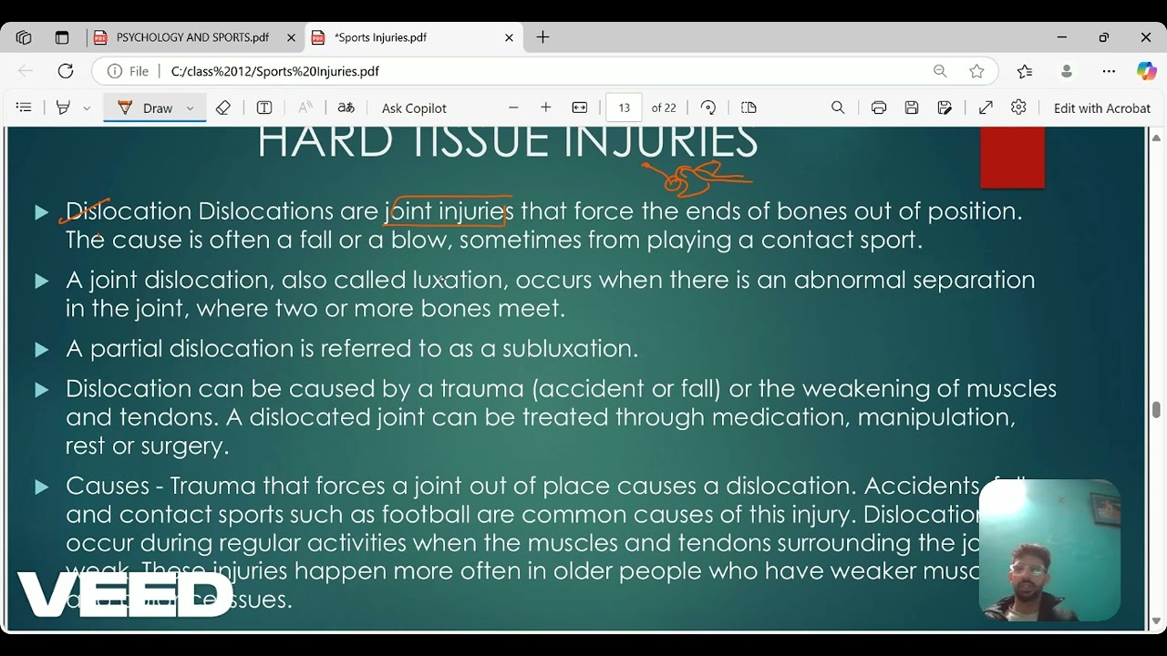 SPORTS INJURIES- TYPES, CAUSES ADN PREVENTION | PHYSICAL EDUCATION CLASS 12 | PHYSIOLOGY AND SPORTS
