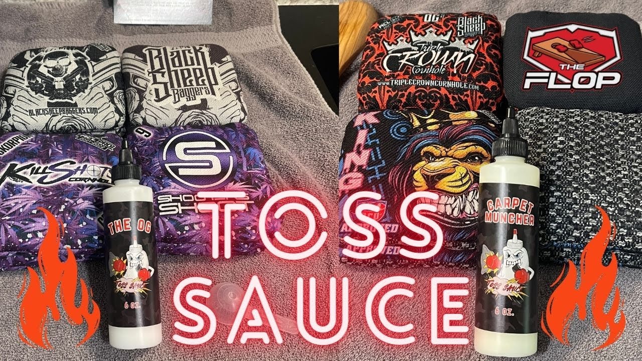 Toss Sauce Review! (How to break in cornhole bags) YouTube