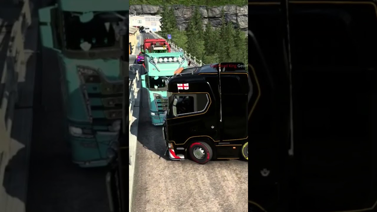 ets2 two truck horn fight full video in the link 