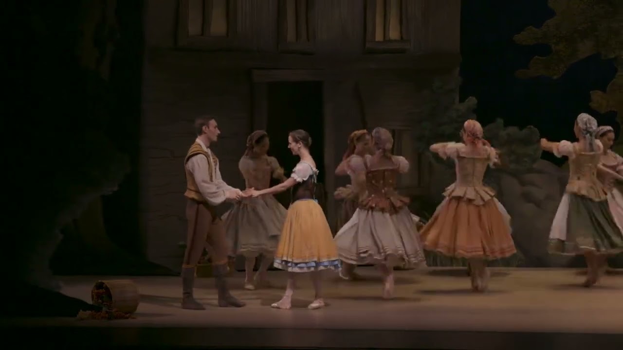 "Giselle". Pas d'action act 1. PNB. Lesley Rausch. James Kirby Rogers. Staging by Peter Boal.