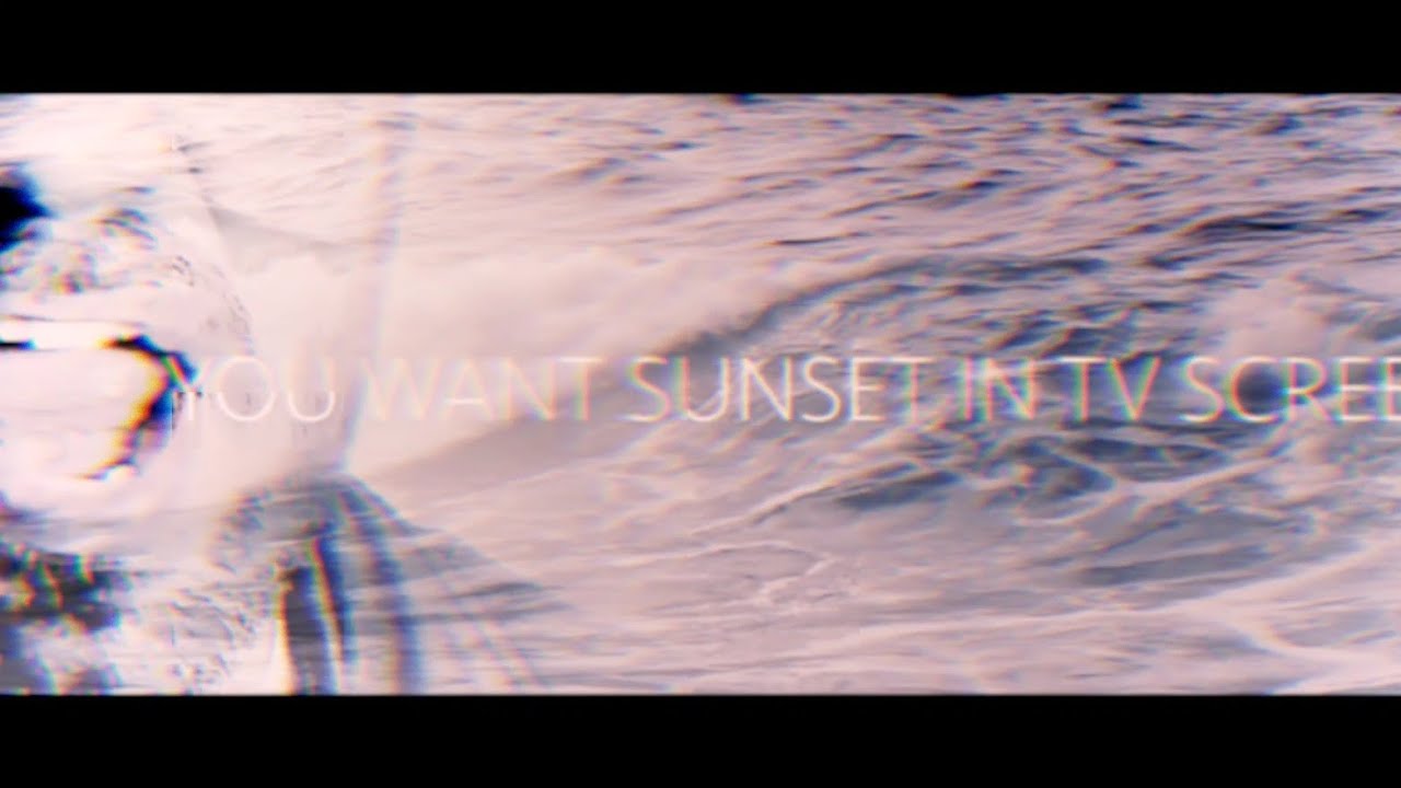 Lonesome Heroes Sunset in Tv Screen (lyrics Video) YouTube