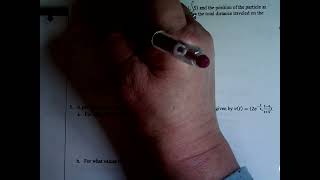 AP Calculus BC: Section 9-6 Position, Velocity and Acceleration