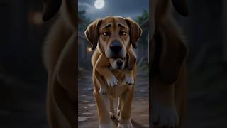 उसने बच्चे को बचाने के लिए छोड़ दिया 😭 | Sad Dog Story | Viral Shorts #cartoon