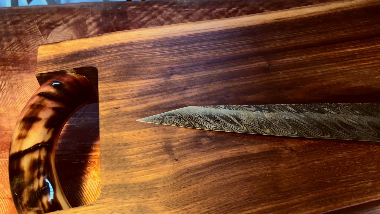 Tagliere artigianale in legno modello Ratatouille - I taglieri di Roberto