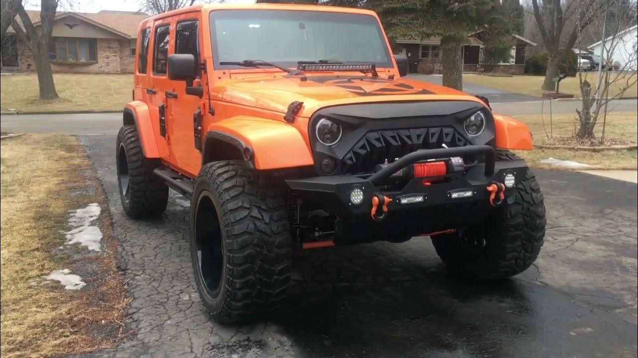 Install winch on 20122018 Jeep Wrangler JK JKU YouTube