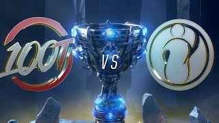 100 vs IG | Worlds Group Stage Day 8 | 100 Thieves vs Invictus Gaming (2018)