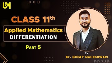 #Class 11 Applied Maths|Differentiation|Exe 11.4|M.L Aggarwal|@binaymaheshwari2808