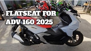 FLATSEAT PARA SA ADV 160! MALAKI BA ANG IBINABA?